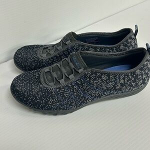 Sketchers 23008TX Breathe Easy Comfort Sneakers Women's Size 9.5 Navy